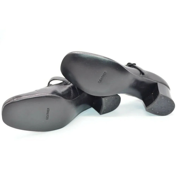 P.W.Minor Orthopedic Black Mary Jane Buckle Heel 7 - Picture 8 of 9